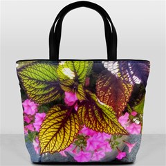 Coleus & Petunia Bucket Bag by Riverwoman