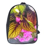 Coleus & Petunia School Bag (Large) Front