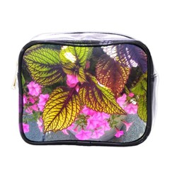 Coleus & Petunia Mini Toiletries Bag (one Side) by Riverwoman