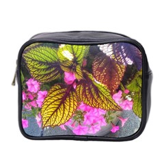 Coleus & Petunia Mini Toiletries Bag (two Sides) by Riverwoman