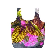 Coleus & Petunia Full Print Recycle Bag (s) by Riverwoman