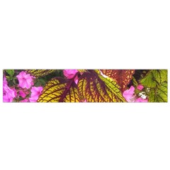 Coleus & Petunia Small Flano Scarf by Riverwoman