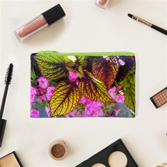 Coleus & Petunia Cosmetic Bag (xs) by Riverwoman