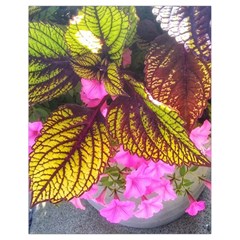 Coleus & Petunia Drawstring Bag (small) by Riverwoman