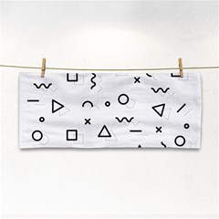 Memphis Pattern Hand Towel