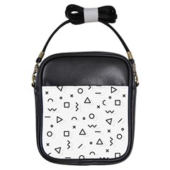 Memphis Pattern Girls Sling Bag