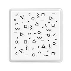 Memphis Pattern Memory Card Reader (square) by Vaneshart