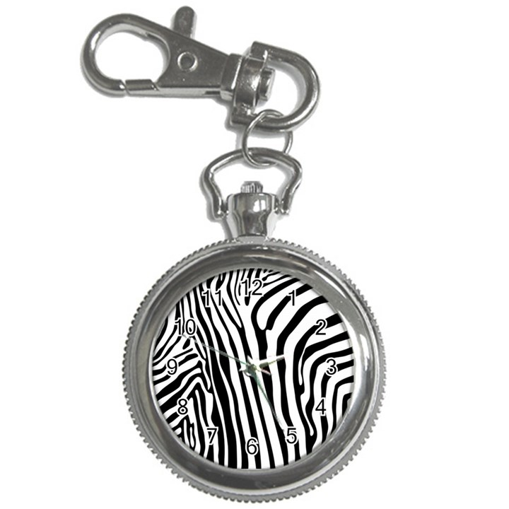 Vector Zebra Stripes Seamless Pattern Key Chain Watches