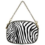 Vector Zebra Stripes Seamless Pattern Chain Purse (Two Sides) Front