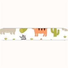 Cute Safari Animals Seamless Pattern Small Bar Mats by Vaneshart