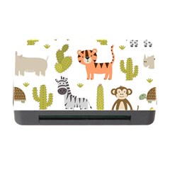 Cute Safari Animals Seamless Pattern Memory Card Reader With Cf by Vaneshart