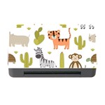 Cute Safari Animals Seamless Pattern Memory Card Reader with CF Front