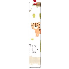 Cute Safari Animals Seamless Pattern Large Book Marks by Vaneshart