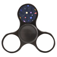 Memphis Pattern With Geometric Shapes Finger Spinner by Vaneshart