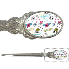 Emo Teens Doodle Seamless Letter Opener by Vaneshart