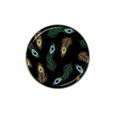 Seamless Pattern With Peacock Feather Hat Clip Ball Marker (4 Pack) by Vaneshart