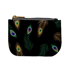 Seamless Pattern With Peacock Feather Mini Coin Purse by Vaneshart