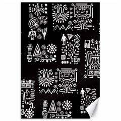 Vector Pattern Design With Tribal Elements Canvas 20  X 30  by Vaneshart