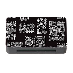 Vector Pattern Design With Tribal Elements Memory Card Reader With Cf