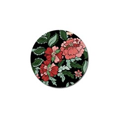 Beautiful Floral Vector Seamless Pattern Golf Ball Marker (10 Pack) by Vaneshart