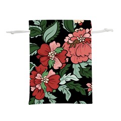 Beautiful Floral Vector Seamless Pattern Lightweight Drawstring Pouch (m)