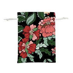 Beautiful Floral Vector Seamless Pattern Lightweight Drawstring Pouch (l)