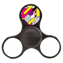 Memphis Colorful Background With Stroke Finger Spinner by Vaneshart