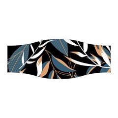 Summer Trend Seamless Background With Bright Tropical Leaves Plants Stretchable Headband