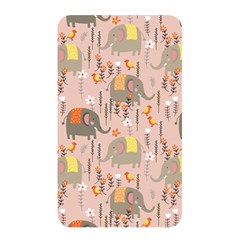 Cute Elephant Wild Flower Field Seamless Pattern Memory Card Reader (rectangular) by Vaneshart