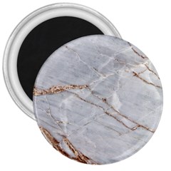 Gray Light Marble Stone Texture Background 3  Magnets by Vaneshart