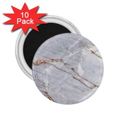 Gray Light Marble Stone Texture Background 2 25  Magnets (10 Pack)  by Vaneshart