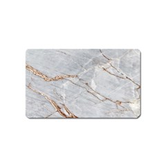 Gray Light Marble Stone Texture Background Magnet (name Card) by Vaneshart