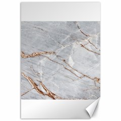 Gray Light Marble Stone Texture Background Canvas 12  X 18  by Vaneshart