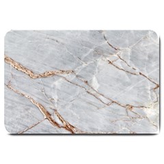 Gray Light Marble Stone Texture Background Large Doormat  by Vaneshart