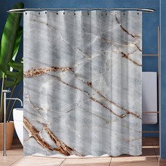 Gray Light Marble Stone Texture Background Shower Curtain 60  X 72  (medium)  by Vaneshart