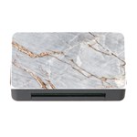 Gray Light Marble Stone Texture Background Memory Card Reader with CF Front