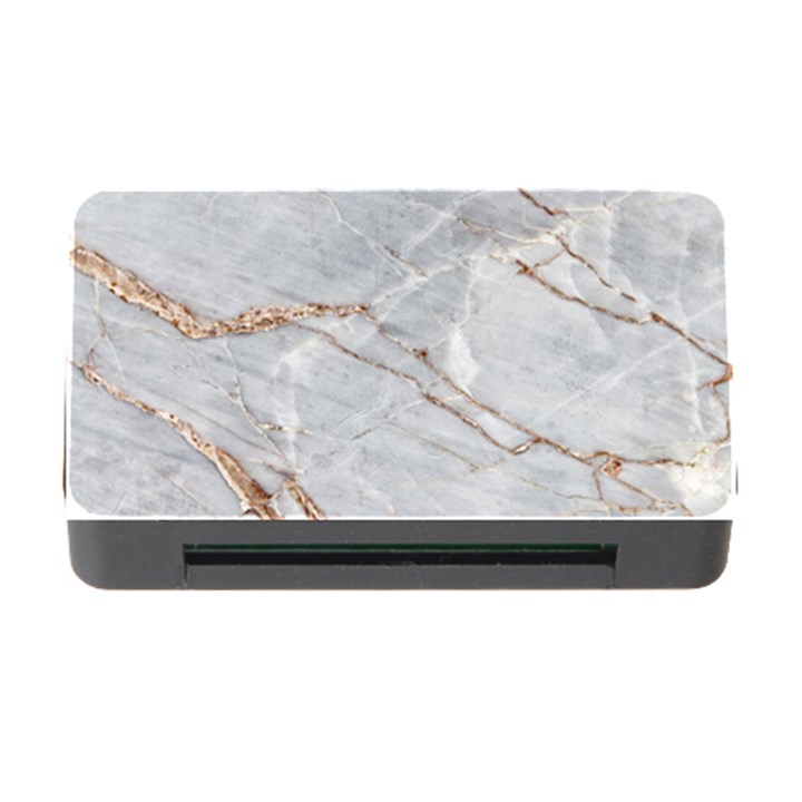 Gray Light Marble Stone Texture Background Memory Card Reader with CF