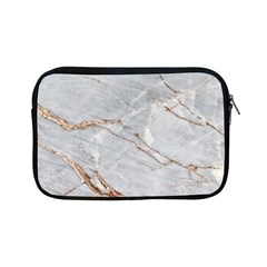 Gray Light Marble Stone Texture Background Apple Ipad Mini Zipper Cases by Vaneshart