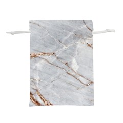 Gray Light Marble Stone Texture Background Lightweight Drawstring Pouch (s)