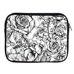 Vintage Floral Vector Seamless Pattern With Roses Apple Ipad 2/3/4 Zipper Cases by Vaneshart