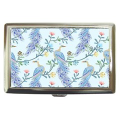 Beautiful Peacock Seamless Pattern Cigarette Money Case by Vaneshart