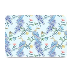 Beautiful Peacock Seamless Pattern Plate Mats by Vaneshart