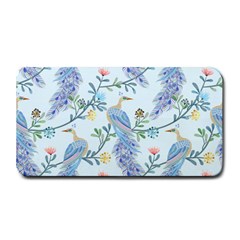 Beautiful Peacock Seamless Pattern Medium Bar Mats by Vaneshart