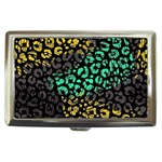 Abstract Geometric Seamless Pattern With Animal Print Cigarette Money Case Front