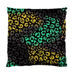 Abstract Geometric Seamless Pattern With Animal Print Standard Cushion Case (one Side) by Vaneshart