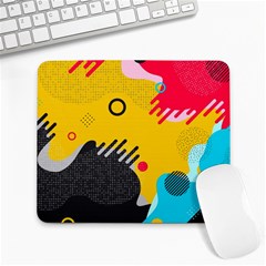 Abstract Colorful Pattern Shape Design Background Large Mousepads