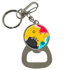 Abstract Colorful Pattern Shape Design Background Bottle Opener Key Chain