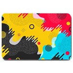 Abstract Colorful Pattern Shape Design Background Large Doormat  30 x20  Door Mat