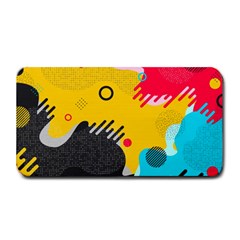 Abstract Colorful Pattern Shape Design Background Medium Bar Mats