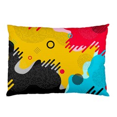 Abstract Colorful Pattern Shape Design Background Pillow Case